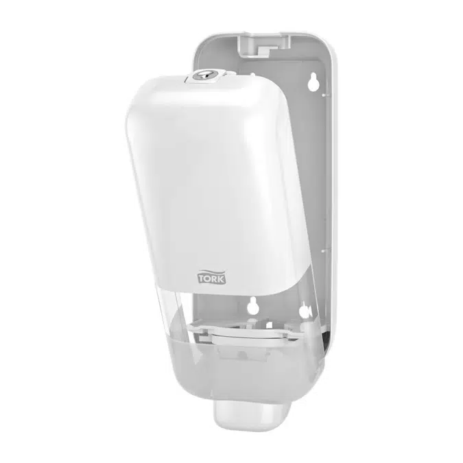 Tork Soap and Sanitiser Dispenser, White