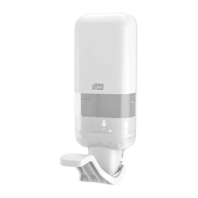 Tork Soap and Sanitiser Dispenser with Arm Lever, White