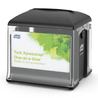 Image pour Tork Xpressnap Snack® Tabletop Napkin Dispenser Black