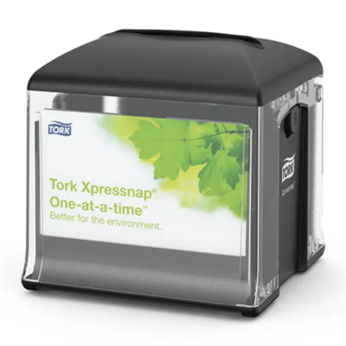 Tork Xpressnap Snack® Tabletop Napkin Dispenser Black