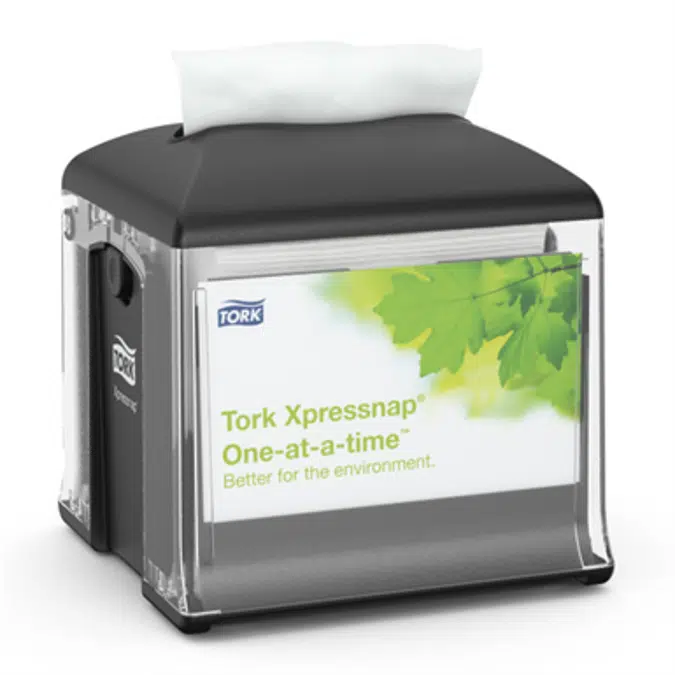 Tork Xpressnap Snack® Tabletop Napkin Dispenser Black