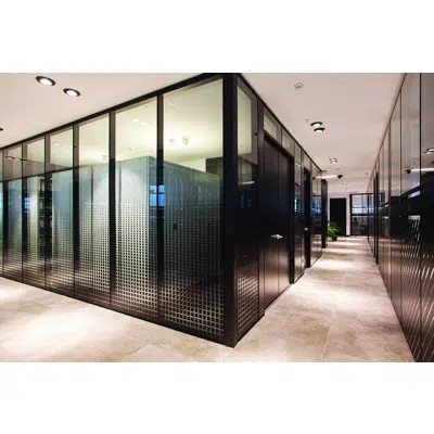 D100-Double Glazed Partition Wall Panels 图像