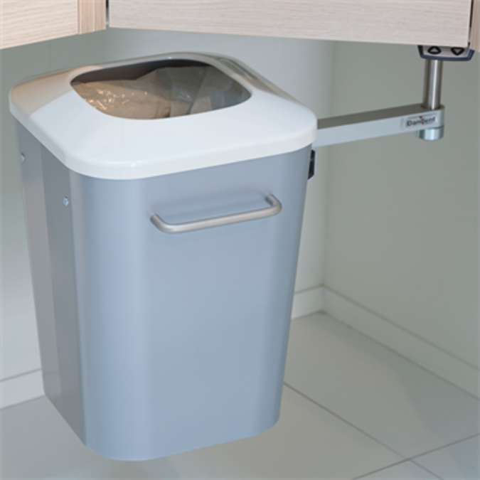 BIM objects Free download! Hanging waste basket BIMobject