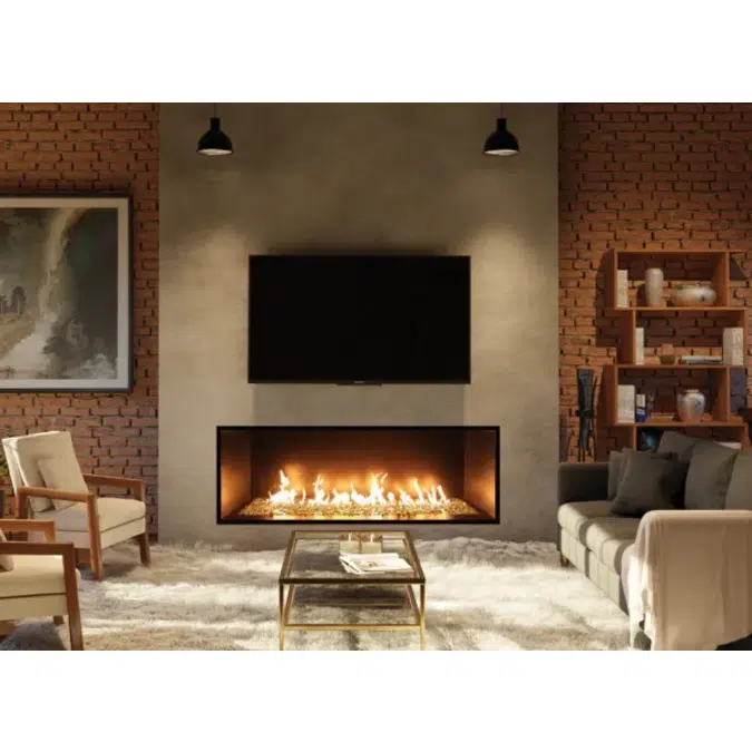 Summit Open Linear Luxury Fireplace