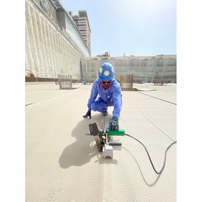 Membrane d'étanchéité du béton frais (FPO) totalement adhérente pour des étanchéités sous le terrain SikaProof® A+