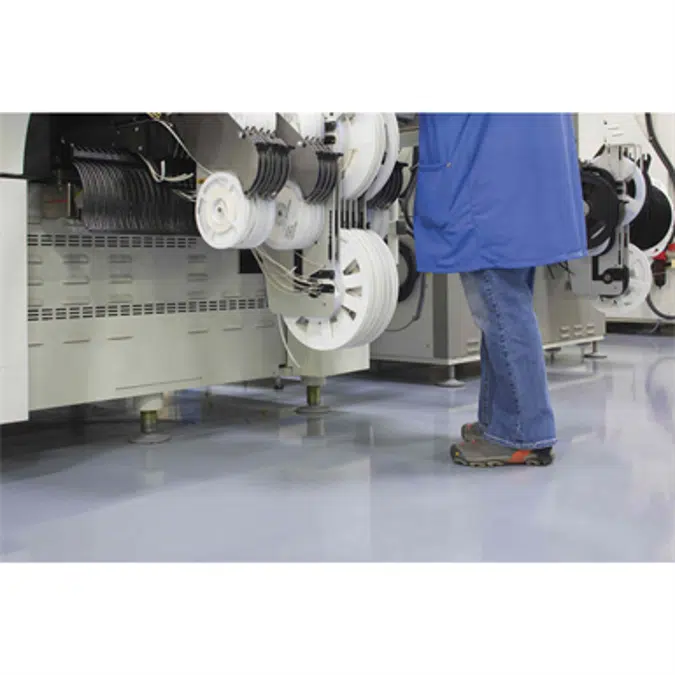 Smooth, unicolour high performance ESD epoxy floor covering Sikafloor® MultiDur ES-25 ESD