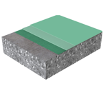 smooth, unicolor, tough-elastic polyurethane floor covering with uv sealer sikafloor® multiflex ps-32 uv