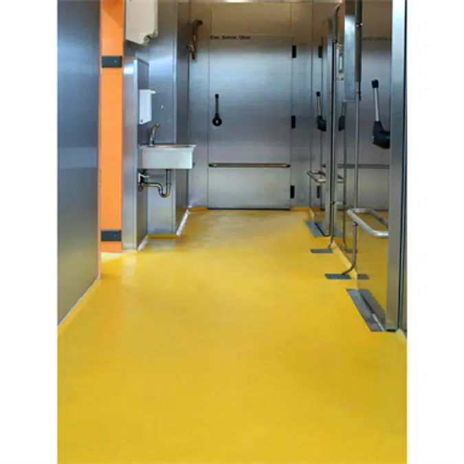 Very heavy duty, trowel grade, polyurethane cement hybrid flooring system Sikafloor® PurCem® HM-20
