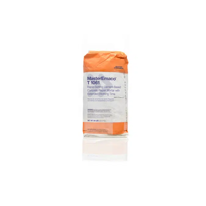 MasterEmaco T 1061 - Rapid-setting, cement-based concrete repair mortar with extended working time