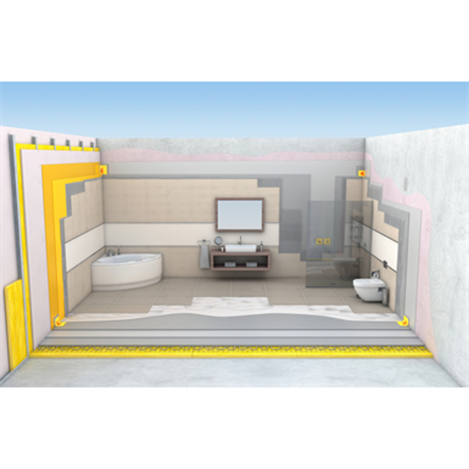 ETAG 022 - Wet Room Tiling System with Sikalastic®-220 W