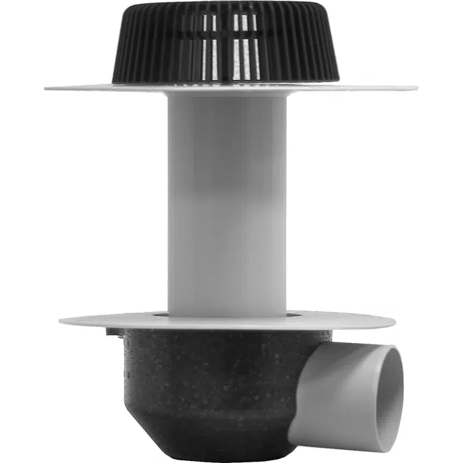 Prefabricated Round Leafguard for Flat Roofs with S-Leafguard