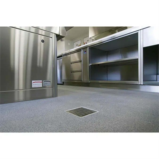 Decorative slip resistant coloured quartz epoxy flooring system Sikafloor® DecoDur EB-26 Quartz