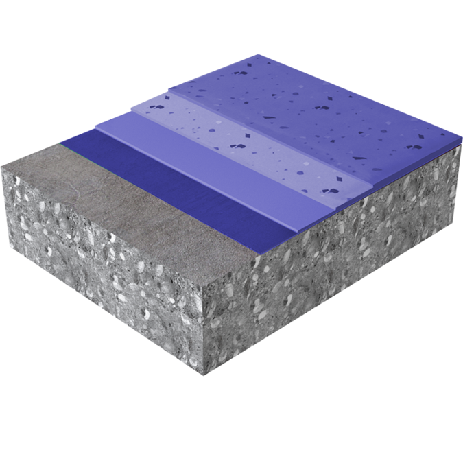 BIM objects Free download! Seamless Epoxy Floor with Flakes using