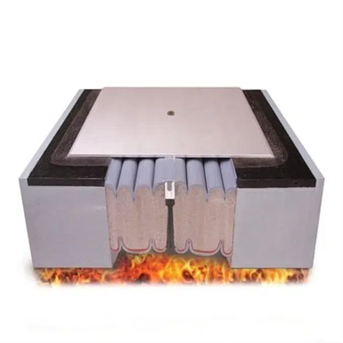 Emseal SJS-FR2 2-hr fire-rated expansion joint, watertight, seismic and large-gap joint system for parking decks, car parks, stadiums, floors