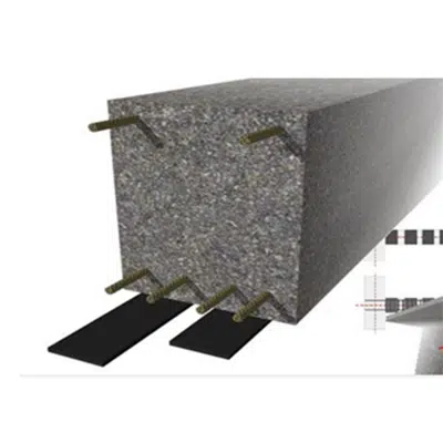 Immagine per FR - Renfort de structure par lamelle carbone Sika® CarboDur®