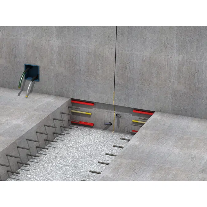 SikaFuko® Smart Re-injectable hose for sealing construction joints