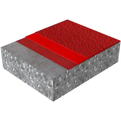imagen para Water-based epoxy-acrylic resin floor system for asphalt substrates with low VOC emissions with Sikafloor® MultiCoat AB-11