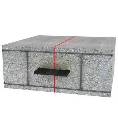 imagem para Sika Waterbar® Tricomer Type A: Internal construction joint waterbar