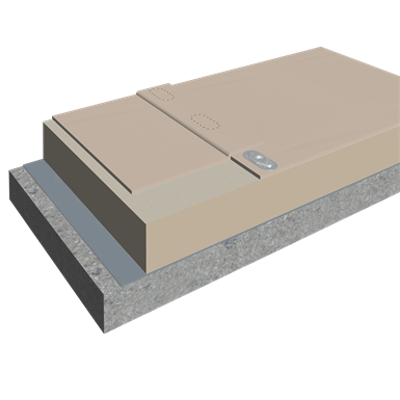 imagem para SE-Takduk för exponerade tak och mekanisk infästning, förbättring av solreflektion av befintliga TPO-tak (endast relevant för färg RAL 9016 SR) med Sarnafil® TS-77 (single ply membrane)