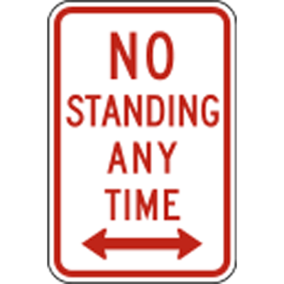 afbeelding voor Road sign_No_standing