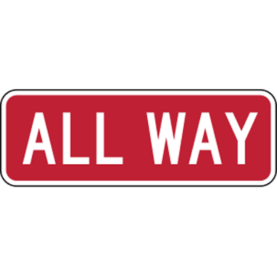 Image for Road sign_all_way