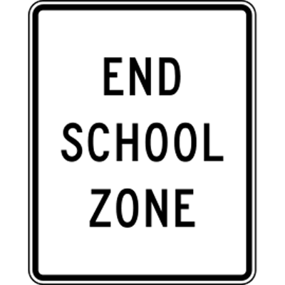 afbeelding voor Road sign_end_school_zone