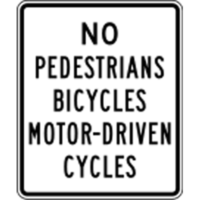 afbeelding voor Road sign_no_cycles