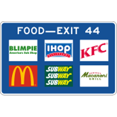 Image for Road sign_food_exit