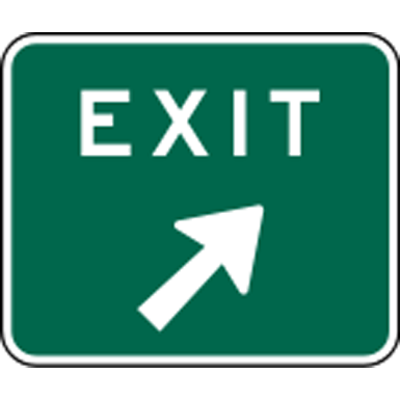 รูปภาพสำหรับ Road sign_exit_right