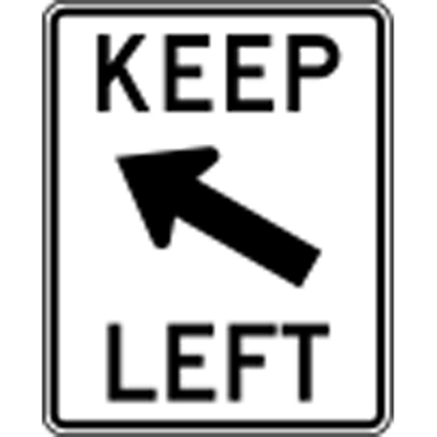 kuva kohteelle Road sign_keep_left2