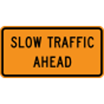 Image for Road sign_slow_traffic