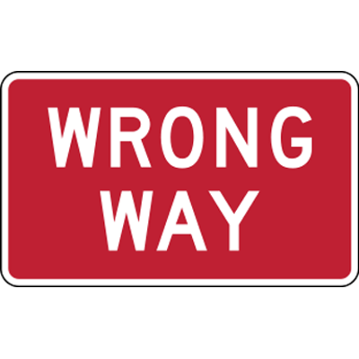 kuva kohteelle Road sign_wrong_way