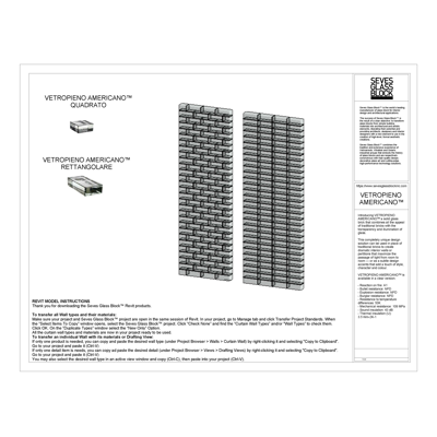 Image for Vetropieno Americano™ Rettangolare & Quadrato REVIT Wall System