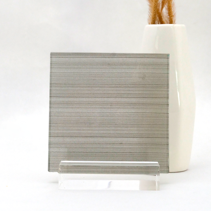 Fabric Glass Blind , Fabric Laminated Glass