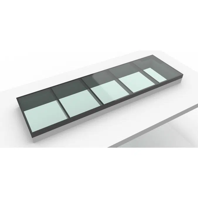 Skylight Flat-Glass BSG GLASS ZOLUTION 4-Side Supported