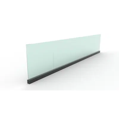 Image pour Balustrade Flat-Glass BSG GLASS ZOLUTION 1-Side Supported