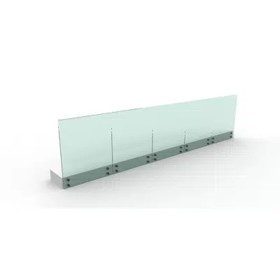 Image pour Balustrade Flat-Glass BSG GLASS ZOLUTION Point Fixed