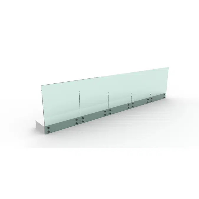 Balustrade Flat-Glass BSG GLASS ZOLUTION Point Fixed