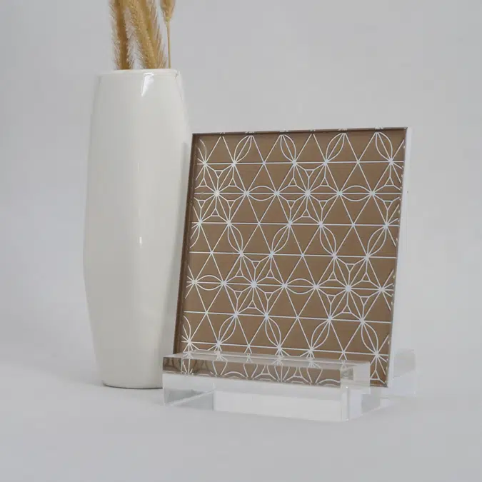 Pattern Coated Kumiko , Texture Glass