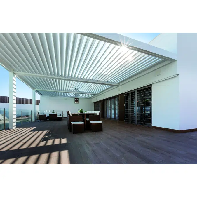 Pérgola Bioclimática P-150 4 columnas