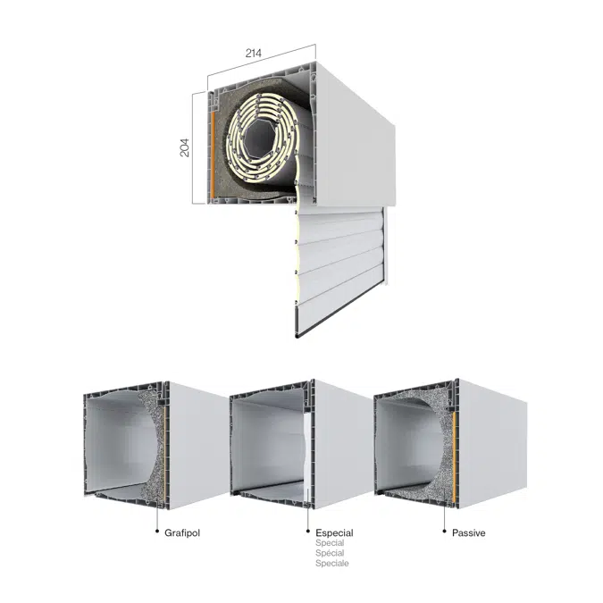 Cajón EuroStand 200 - sistema para ventana y puerta