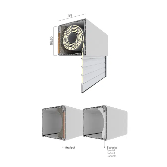 Box Eurodecor 185 - window and door system