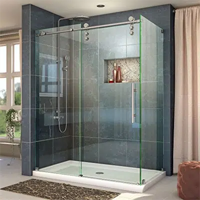 afbeelding voor DreamLine Enigma-Z SHEN-6234480 Fully Frameless Sliding Shower Enclosure