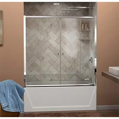 изображение для DreamLine Visions SHDR-1160586 Semi-Frameless Sliding Tub Door