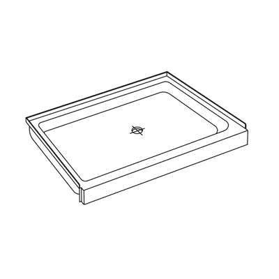 Image for XSB 5038 4.0 ANSI-B - 48 x 36 FHA/ANSI-B Code Compliant Shower Base