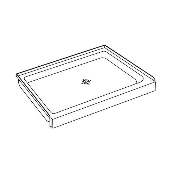 XSB 5038 4.0 ANSI-B - 48 x 36 FHA/ANSI-B Code Compliant Shower Base