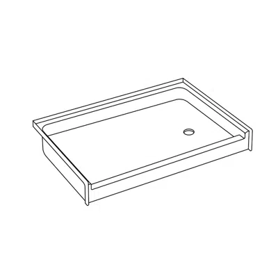 XSB 6030SH L/R - AcrylX™ Shower Base için görüntü