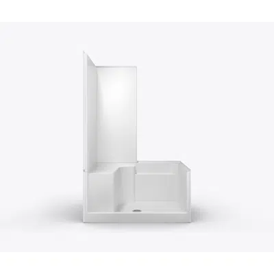รูปภาพสำหรับ SST3648SH MS 3P - Millennia Tile-Pattern Solid-Surface Shower - Multi-Piece