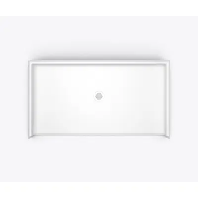 Image for SSB 6033BF COL L/R - Solid-Surface Barrier-Free Shower Base