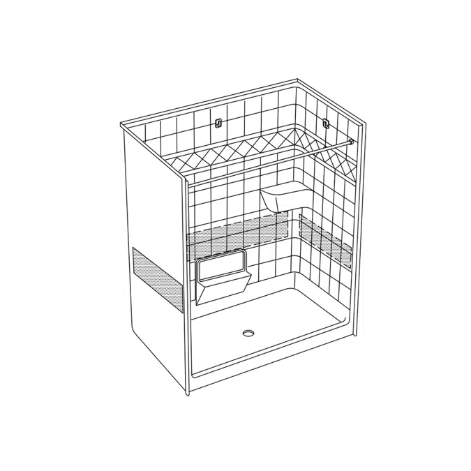 SST6333SH Student Housing - Accessible Shower